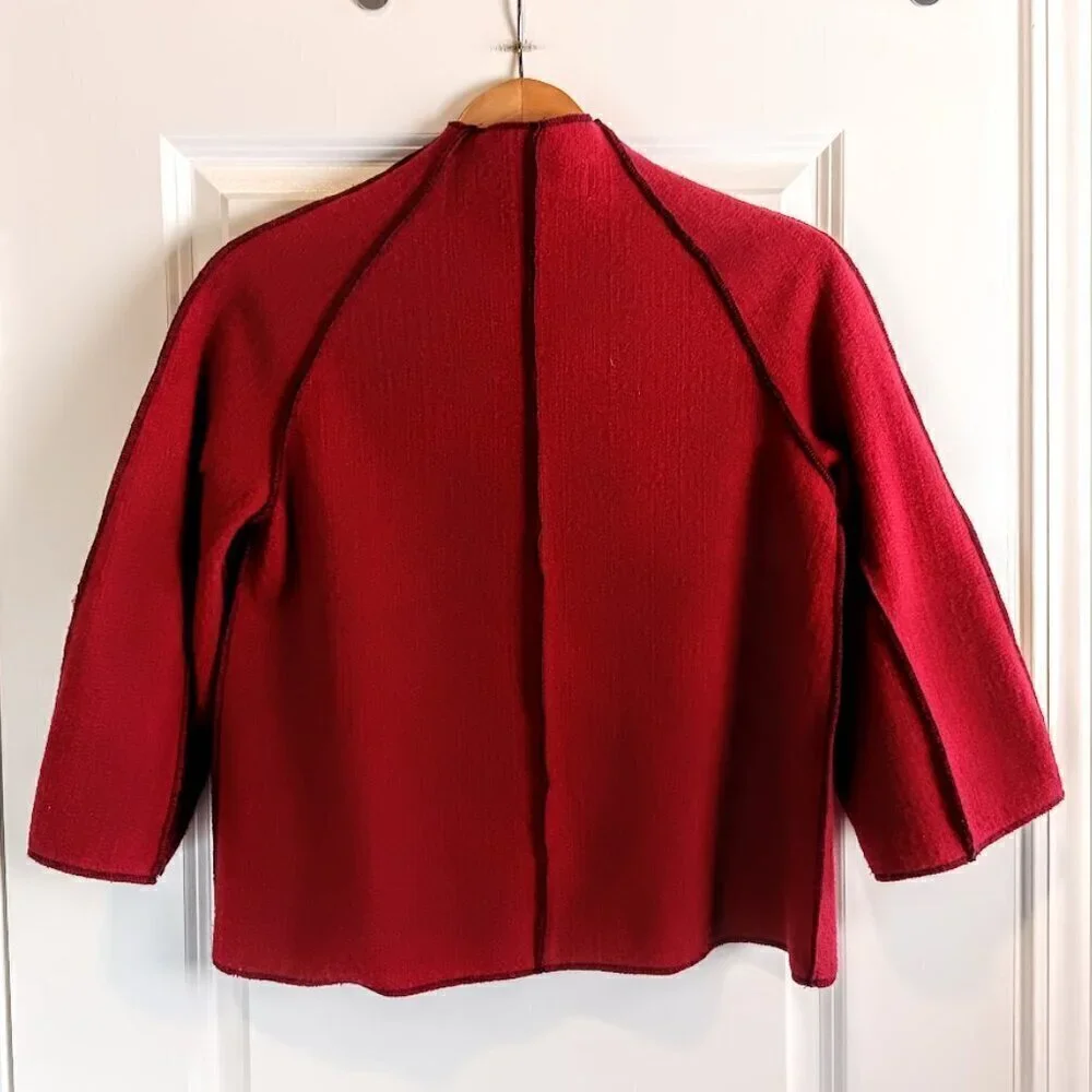 Beebop & Wally Red Cropped Jacket